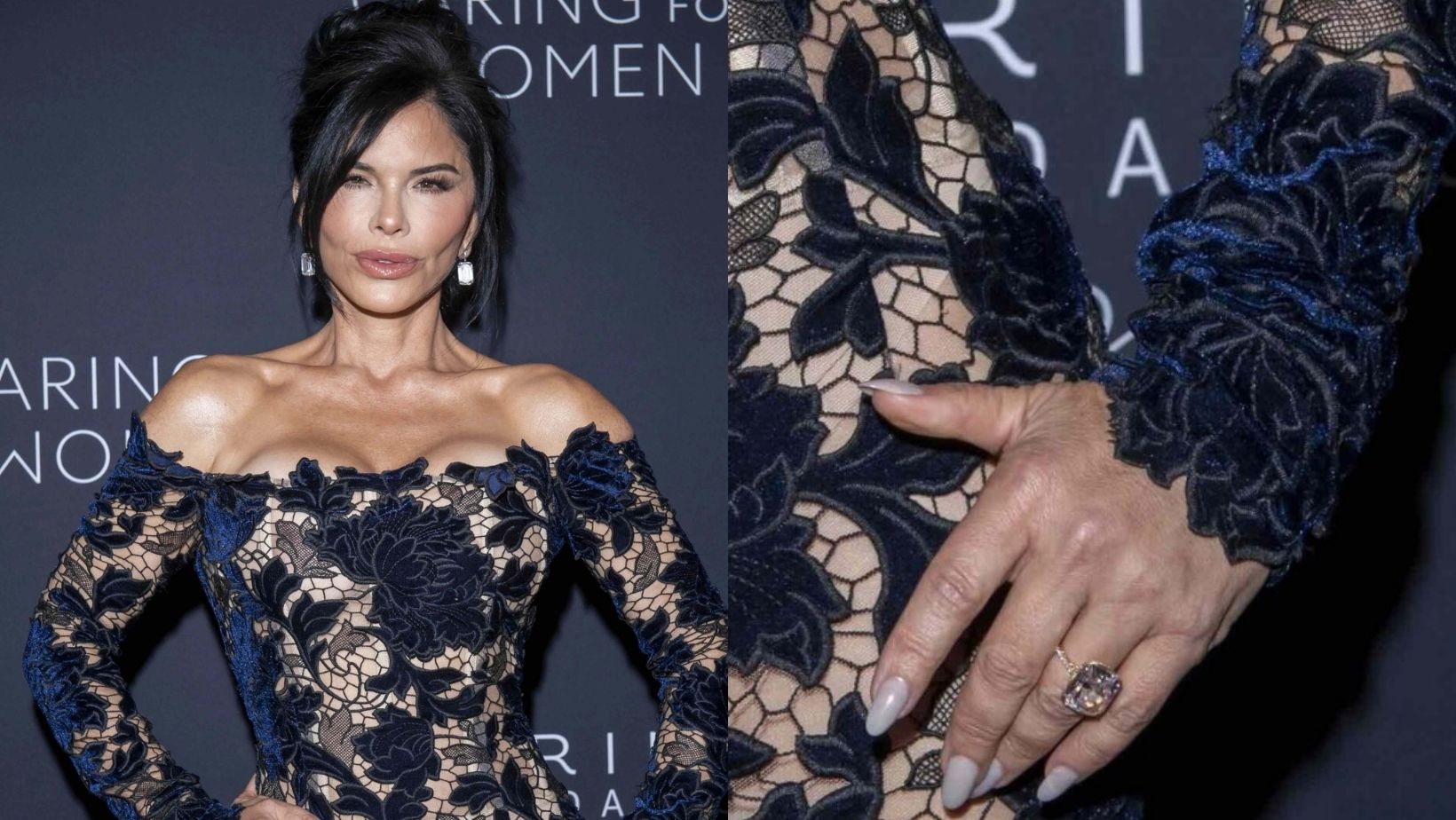 lauren sanchez engagement dress Lauren Snchez Bezos' Style Evolution In Pictures