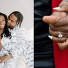 Simone Biles Engagement Ring - Oval Cut