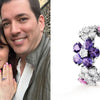 Zooey Deschanel Engagement Ring - Floral Style