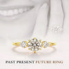 Past Present Future Ring: Three Stone Ring That Tells Your Story