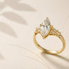 Tulip Setting Marquise Engagement Rings: A Romantic Nature Inspired Style