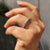 Lab grown diamond wedding band for women.
