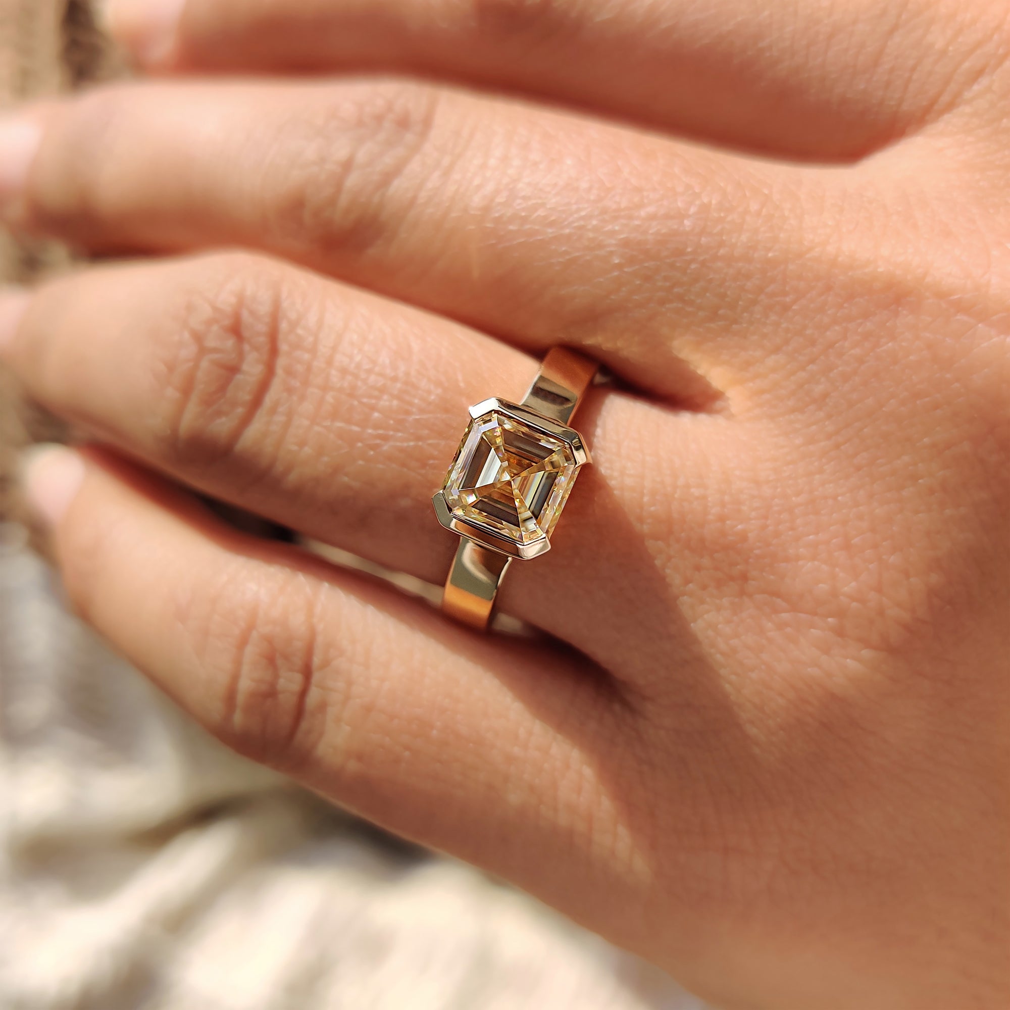 Best place to buy Asscher cut engagement rings