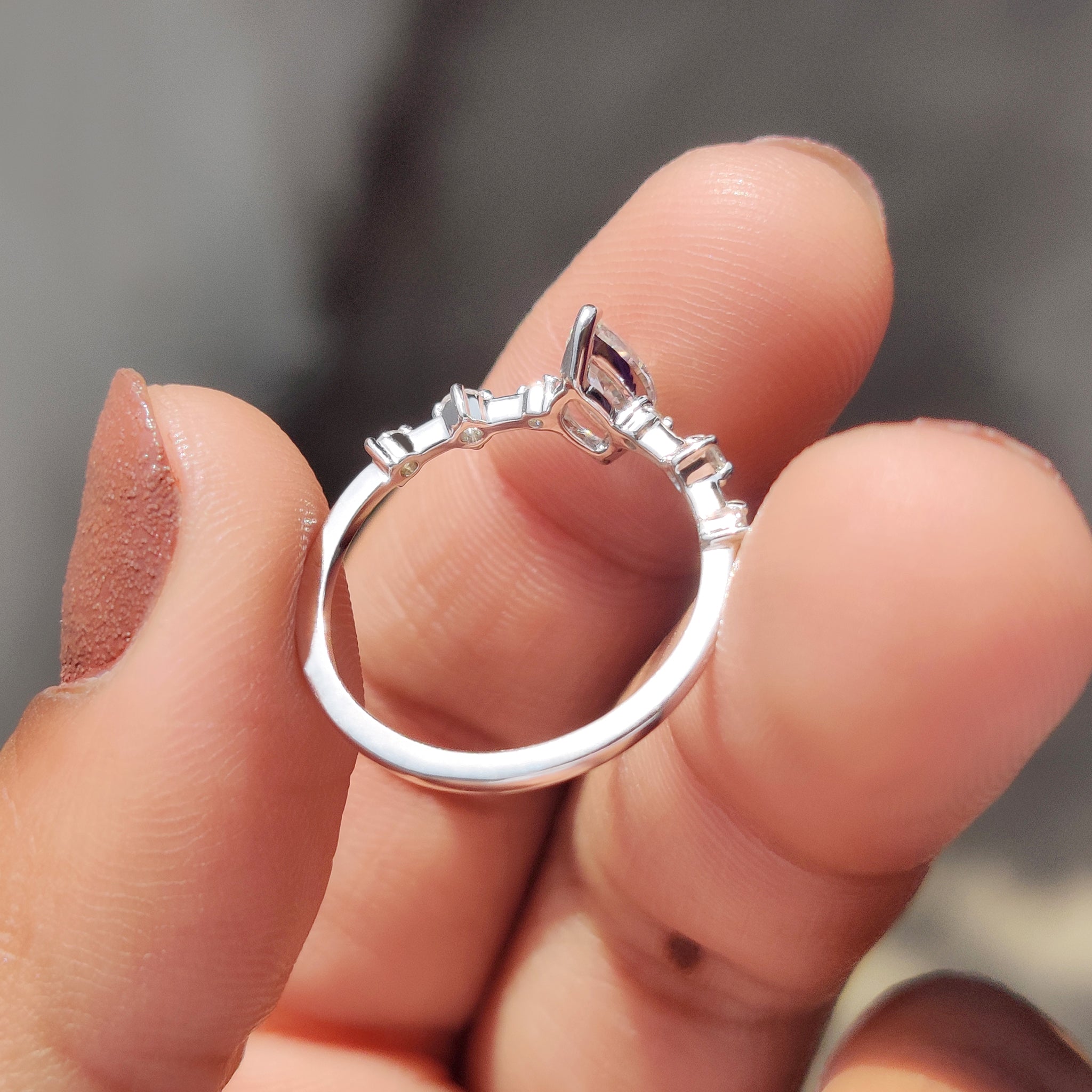 Buy moissanite ring that captures love in each glance.
