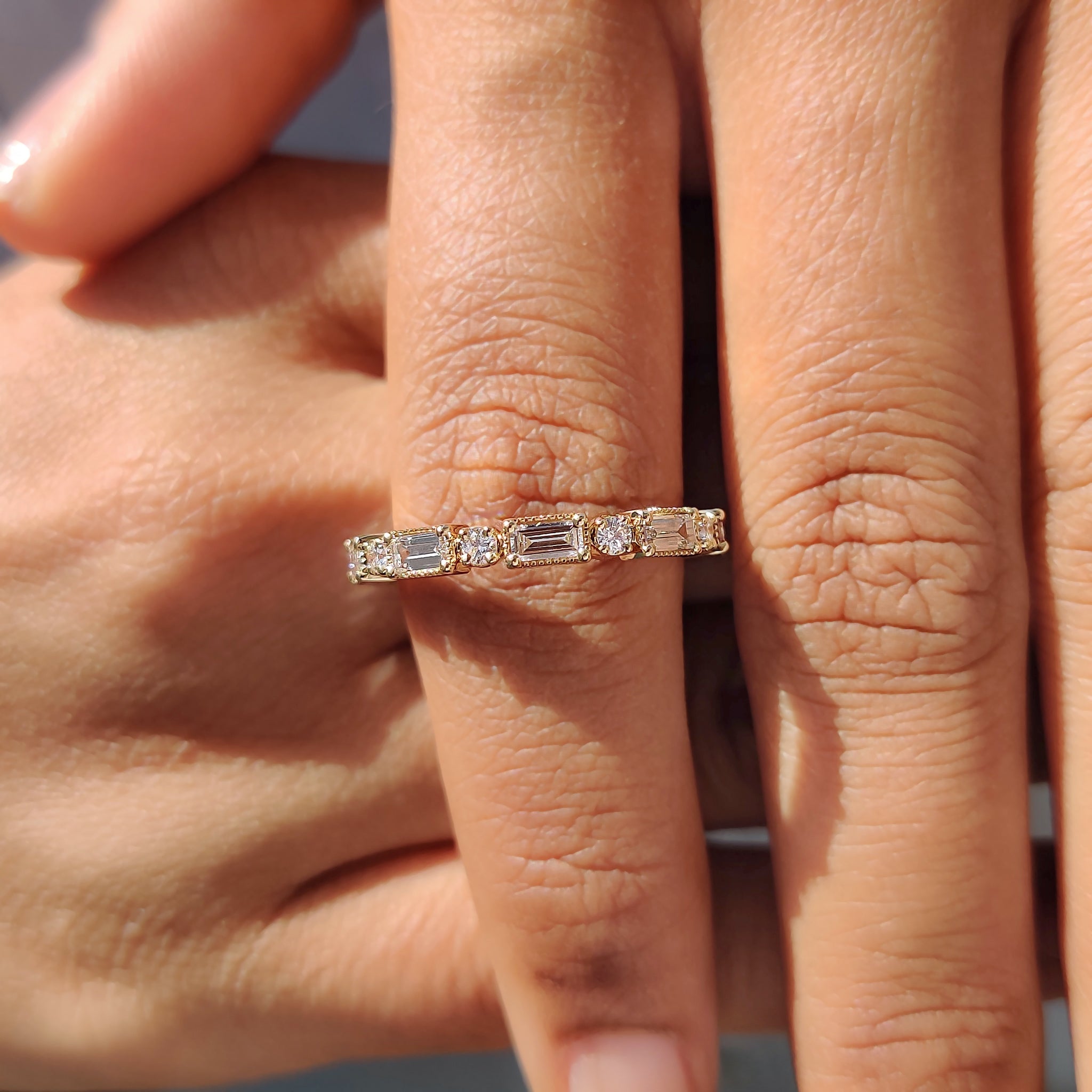 Lab Grown Diamond ring offering brilliance and value.

