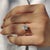 Four Claw Diamond Ring showcasing timeless elegance.
