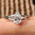 Teardrop diamond ring with a sleek and elegant design, perfect for showcasing timeless beauty.
