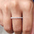 Round Cut Diamond With Rose Gold Wedding Band