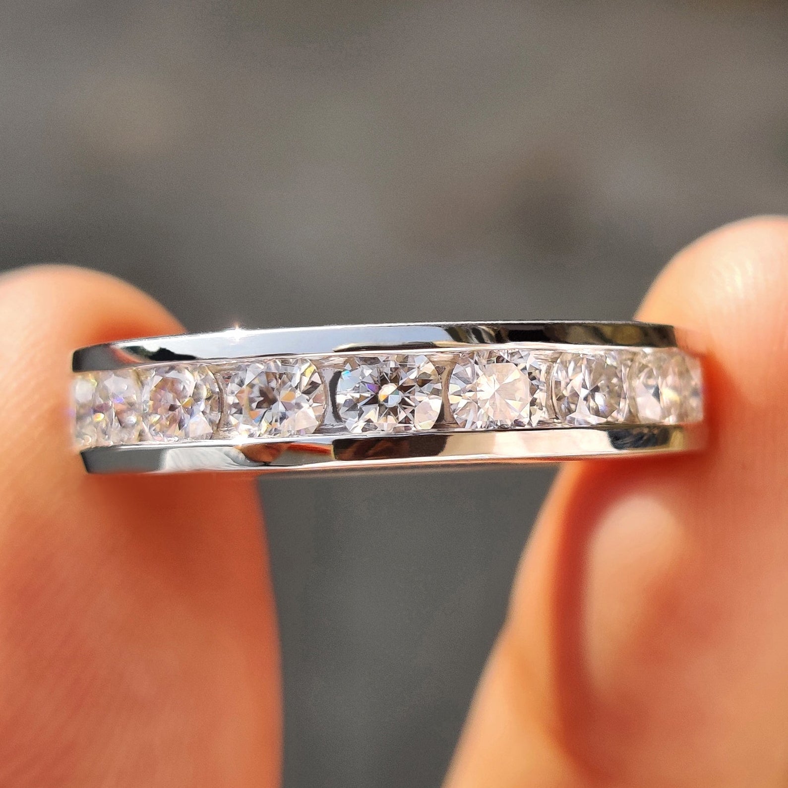 Twisted Pave Princess Cut Diamond Ring With Euro Shank