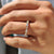 Full eternity band with sparkling diamonds all around.
