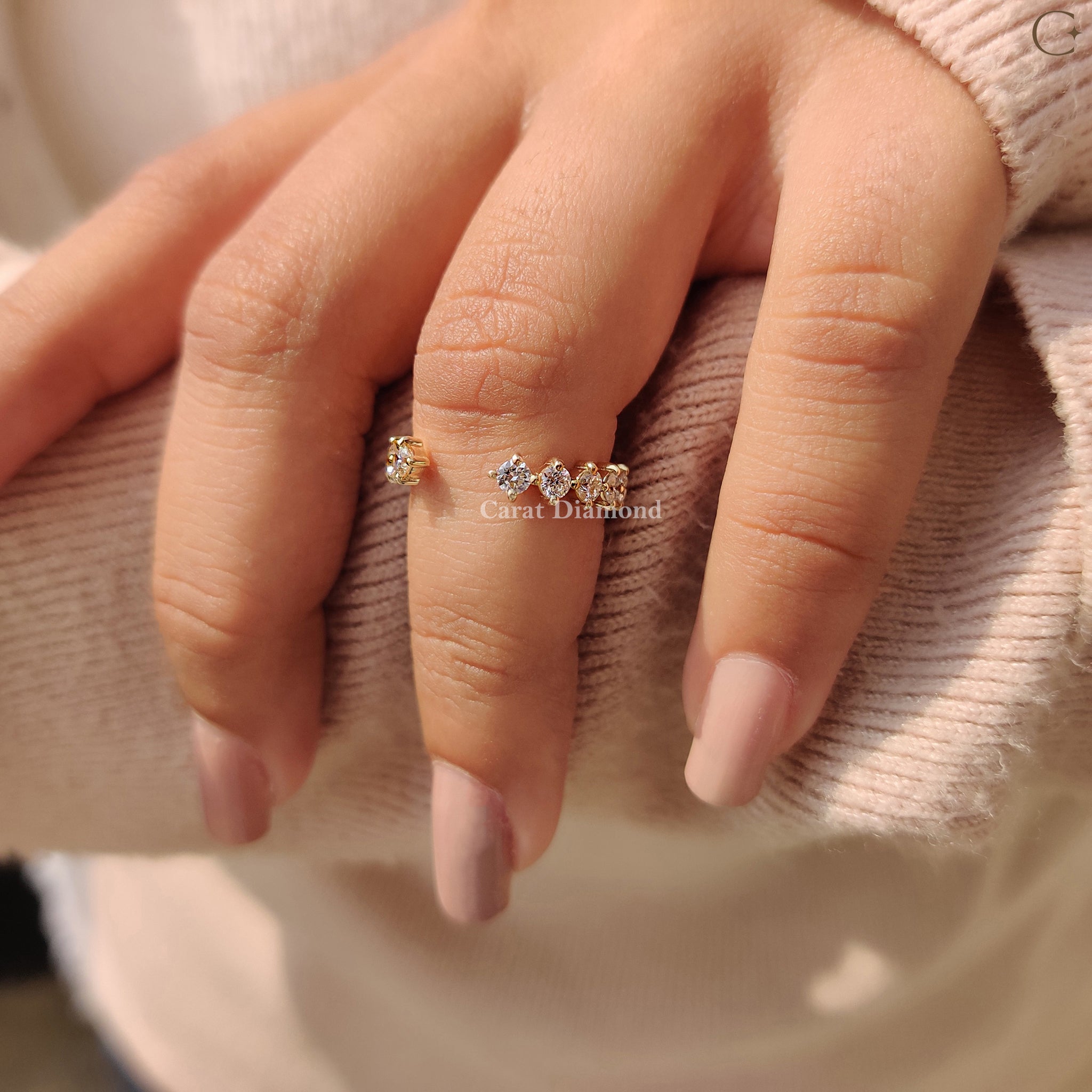 beautiful ring featuring a brilliant cut diamond for maximum sparkle and brilliance