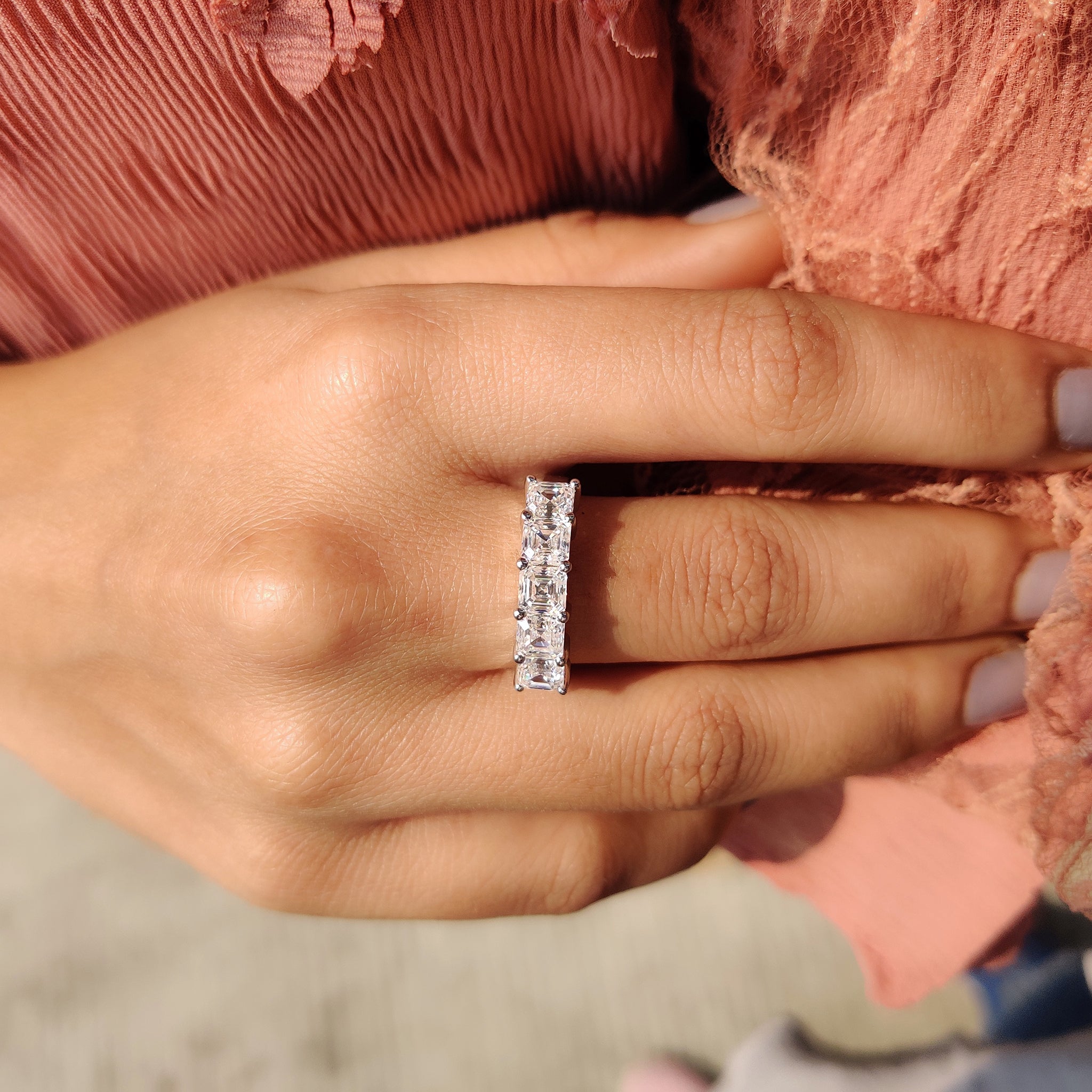 Handmade jewelry created by skilled makers.