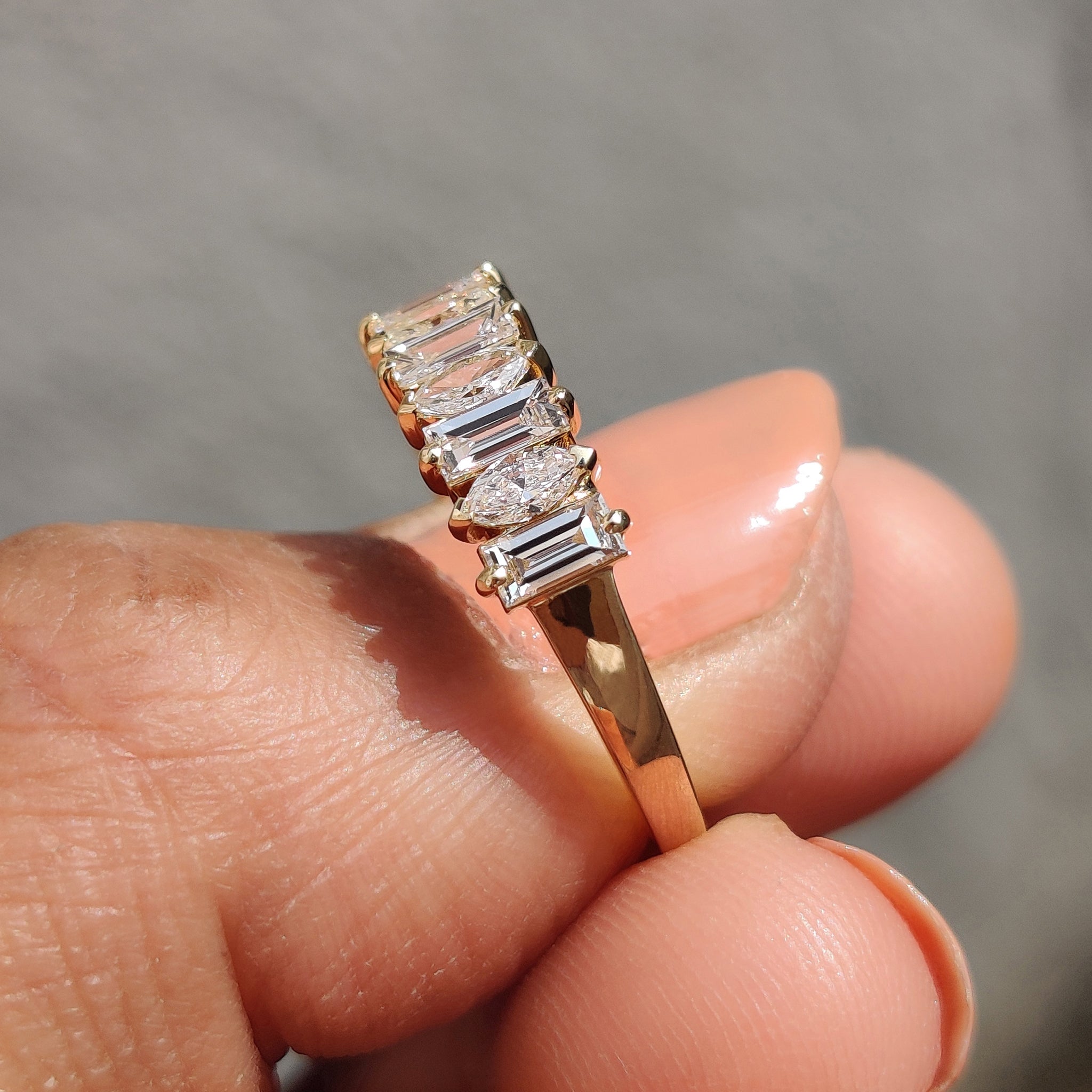 Carat Diamonds wedding band showcasing fine craftsmanship.
