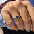 Pave setting ring designed for modern wear.
