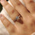 Bezel Set Round Diamond Ring in White Gold