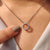 Diamond Halo Pendant in Round Circle Design