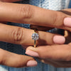 Solitaire Diamond Ring In Rose Gold