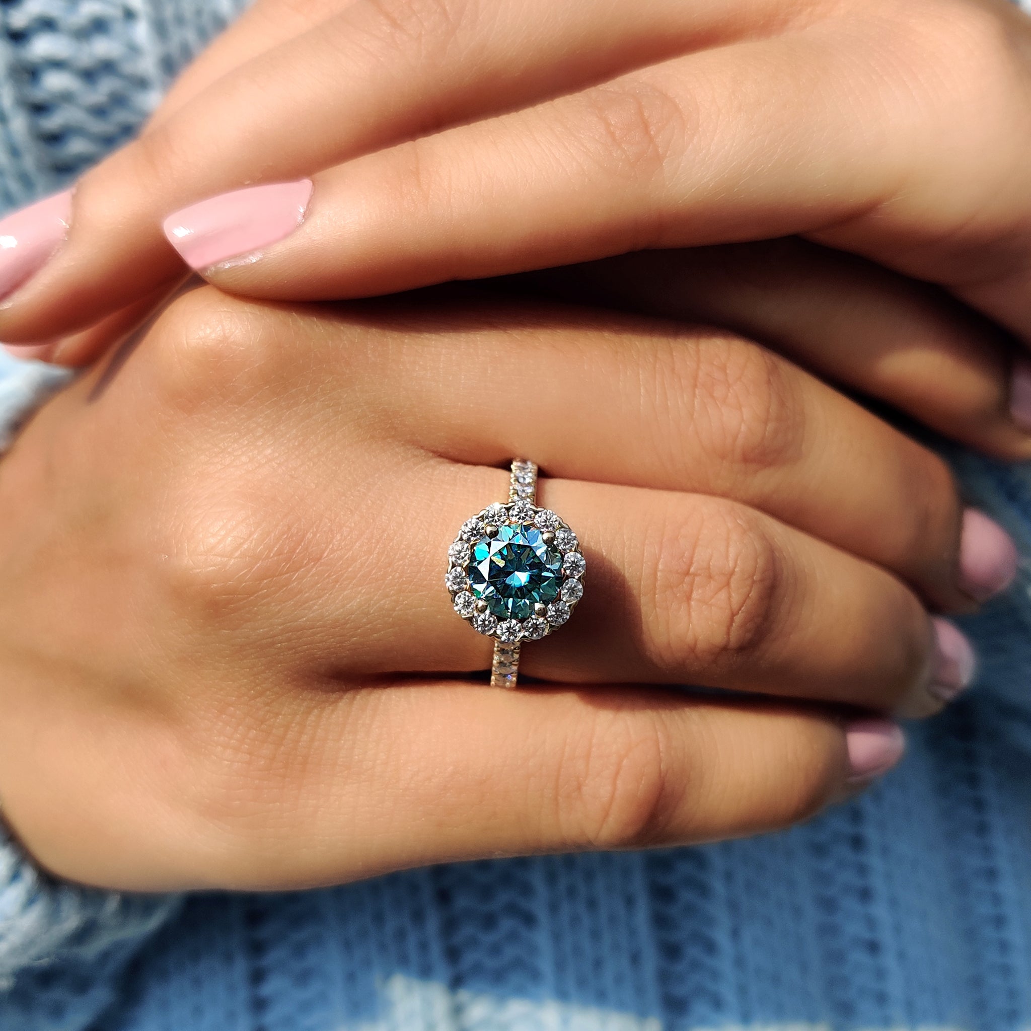 Gold proposal ring to mark a special occasion in style.