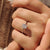 Rose Gold Radiant Diamond Cut Ring