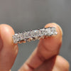 Princess Cut Diamond Band - Full Eternity