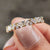 Baguette and round wedding band crafted with elegant shapes.