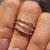 Comfort Fit Wedding Band - Three Tones