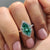 Unique engagement ring offers an individualized, standout style.