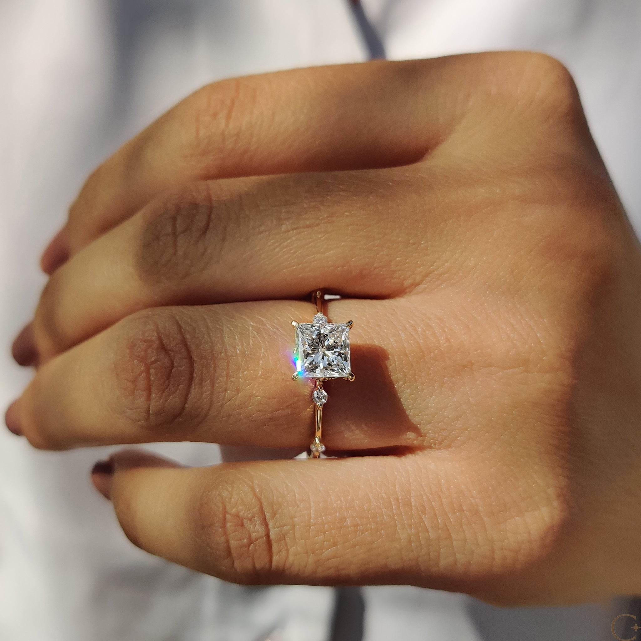 Handmade Ring with exquisite craftsmanship and brilliant design.