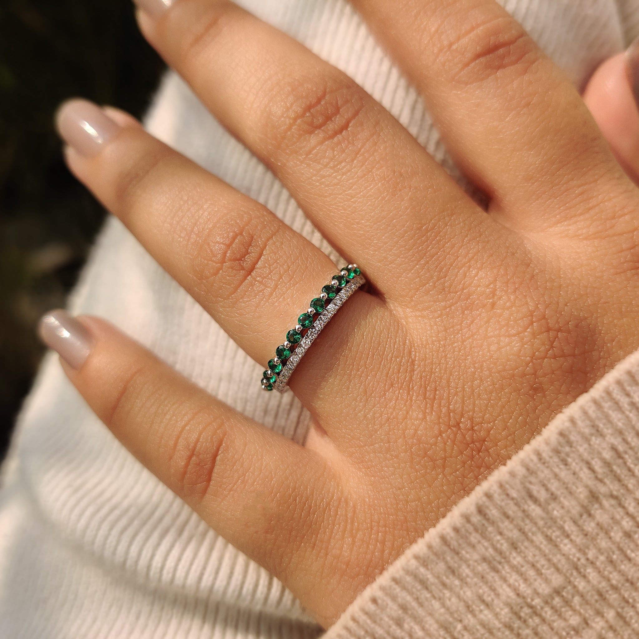 Diamond eternity band Full Eternity Wedding Band Round Cut Diamond handmade band.
