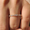 Eternity Wedding Band - Marquise and Round Diamonds