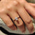 Pear Shaped Engagement Ring In White Gold