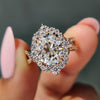 Vintage engagement ring with handcrafted details and soft rose tones.
