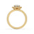 Round diamond engagement ring featuring a 2 carat round diamond ring with prong setting for timeless elegance.
