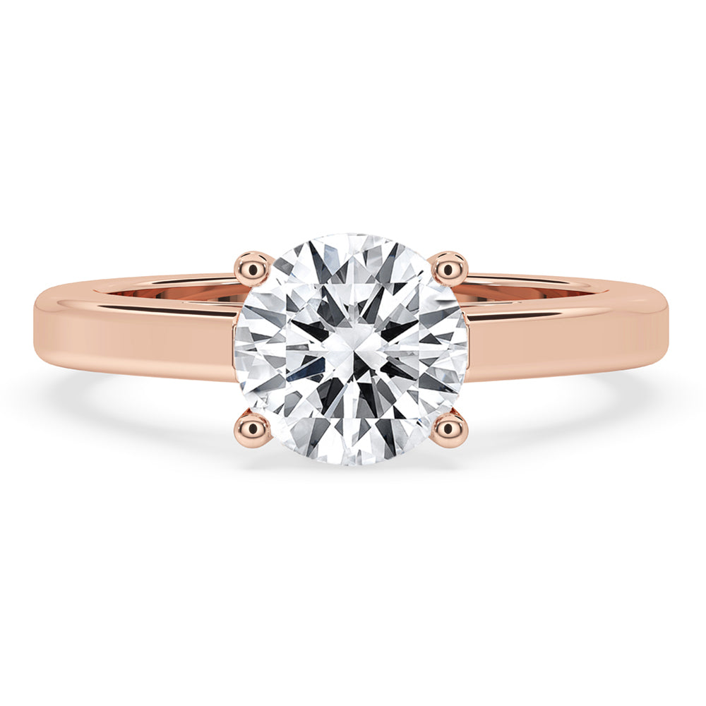 Simple Solitaire Rong Round Solitaire Ring | Exceptional Craftsmanship & Style
