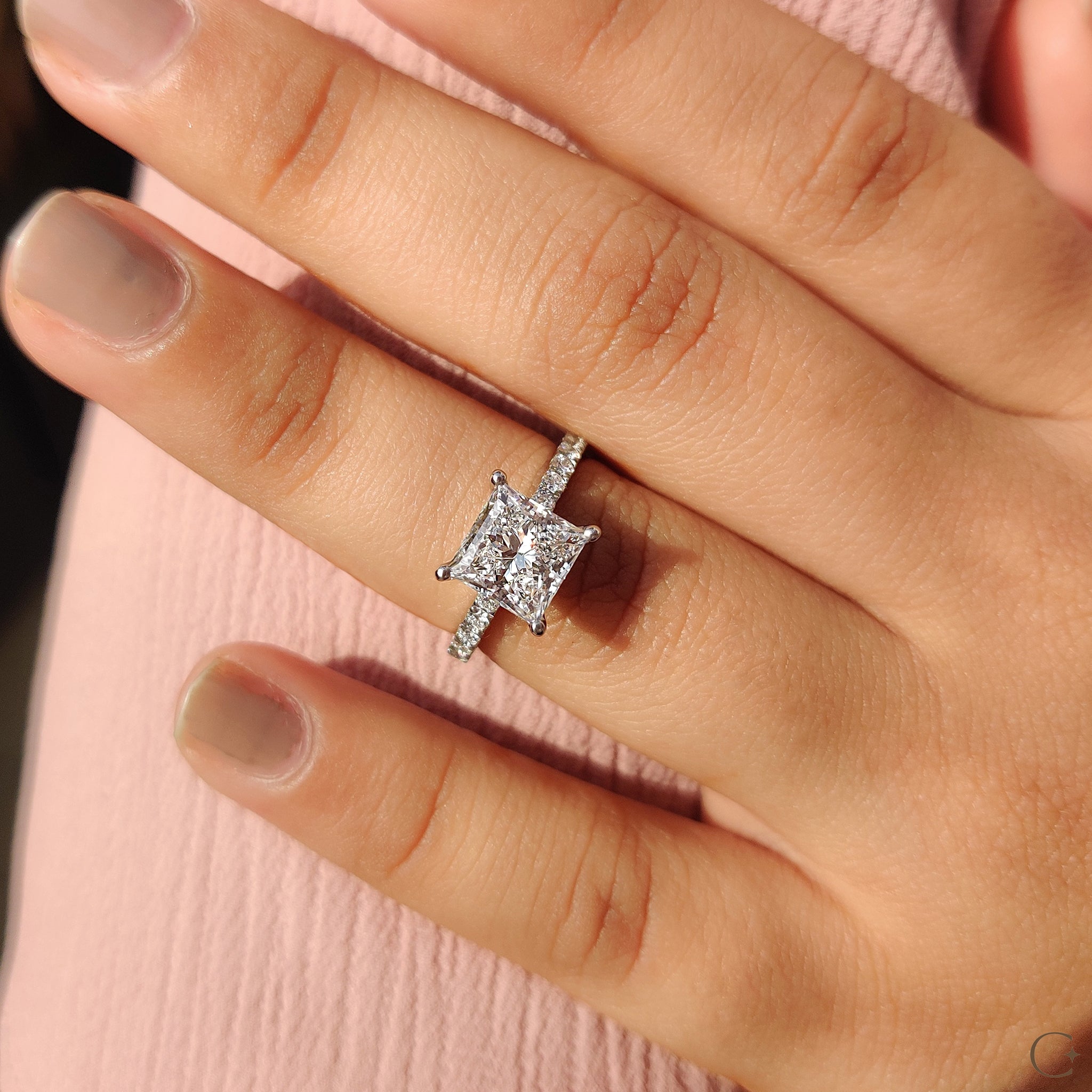 Custom engagement ring designed to reflect your style.