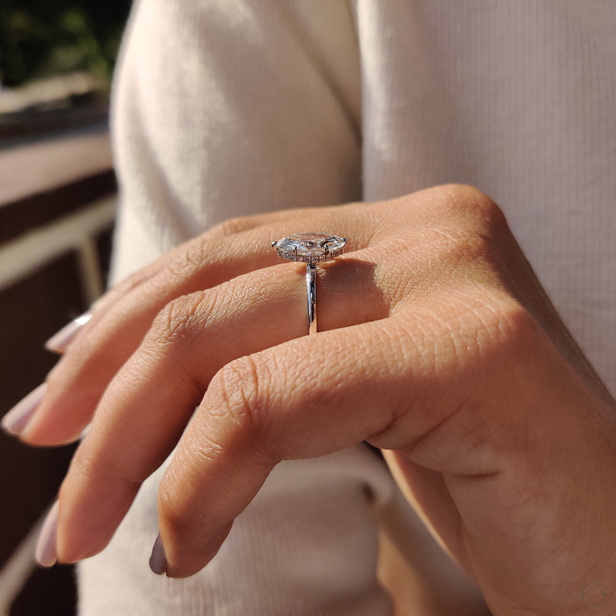 Carat Diamonds engagement ring showcasing timeless beauty.
