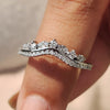 Lab-grown diamond band crafted for sustainable elegance.
