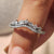 Lab-grown diamond band crafted for sustainable elegance.
