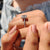 Gold Emerald Cut Engagement Ring in Pave Setting Beauty