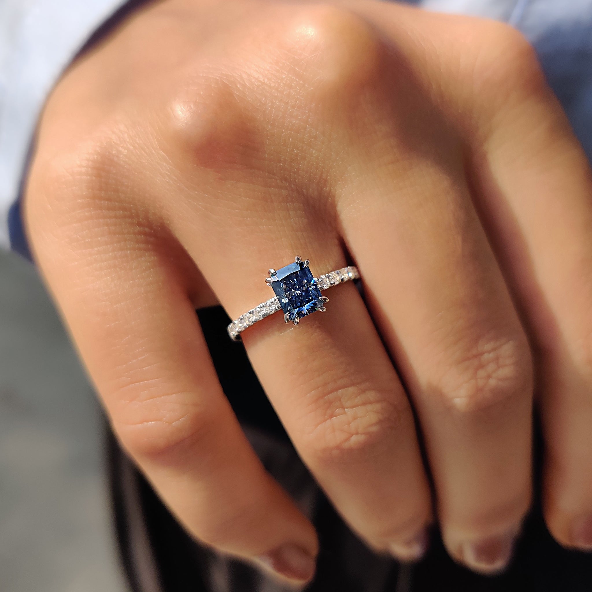 Buy moissanite ring that reflects your style.
