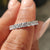 Round cut eternity band featuring brilliant diamonds for a stunning look.
