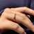 Round Diamond Band in - Half Eternity