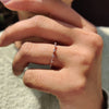 Round Diamond Wedding Band - 7 Stone Set