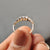 Half Eternity Oval Cut Diamond Band