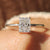 Radiant Cut Ring In White Gold