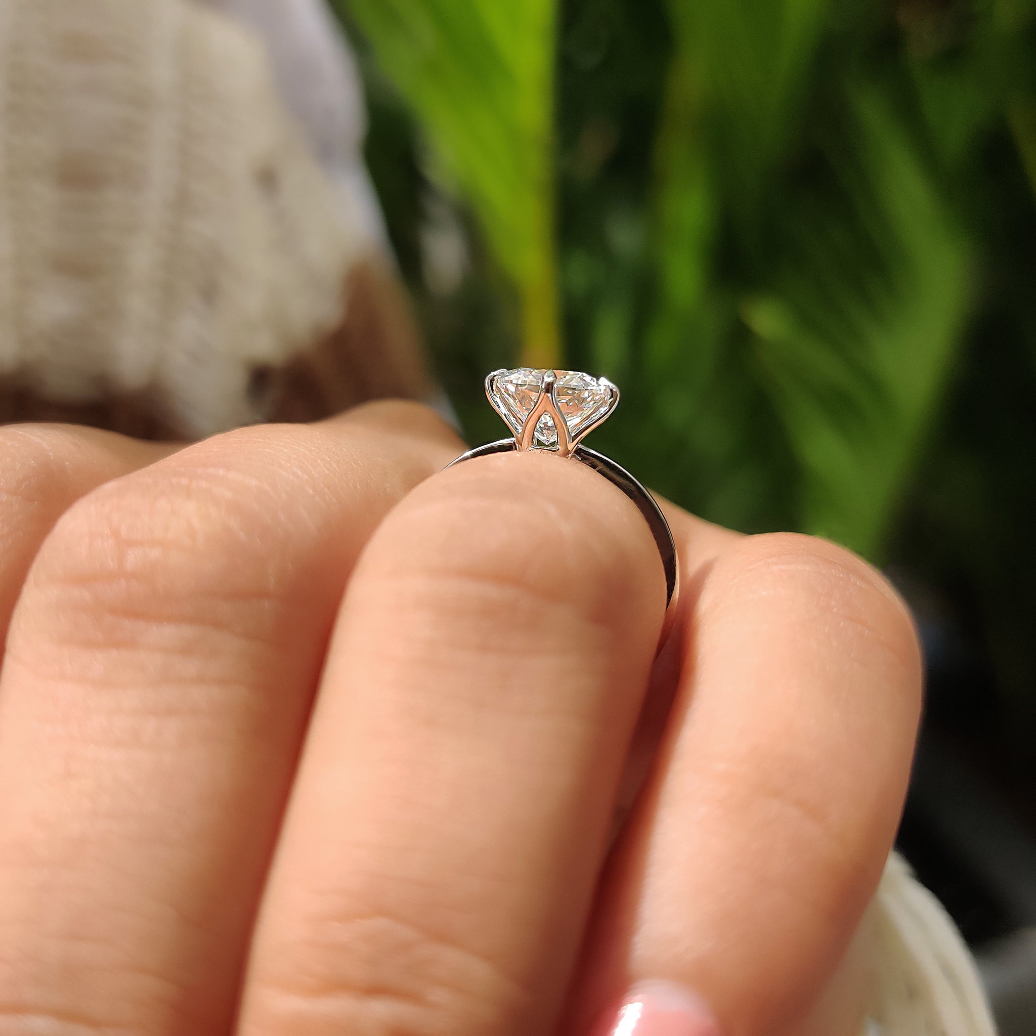 IGI certified carat diamonds engagement ring.
