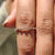 Rose Gold Wedding Band – Half Eternity
