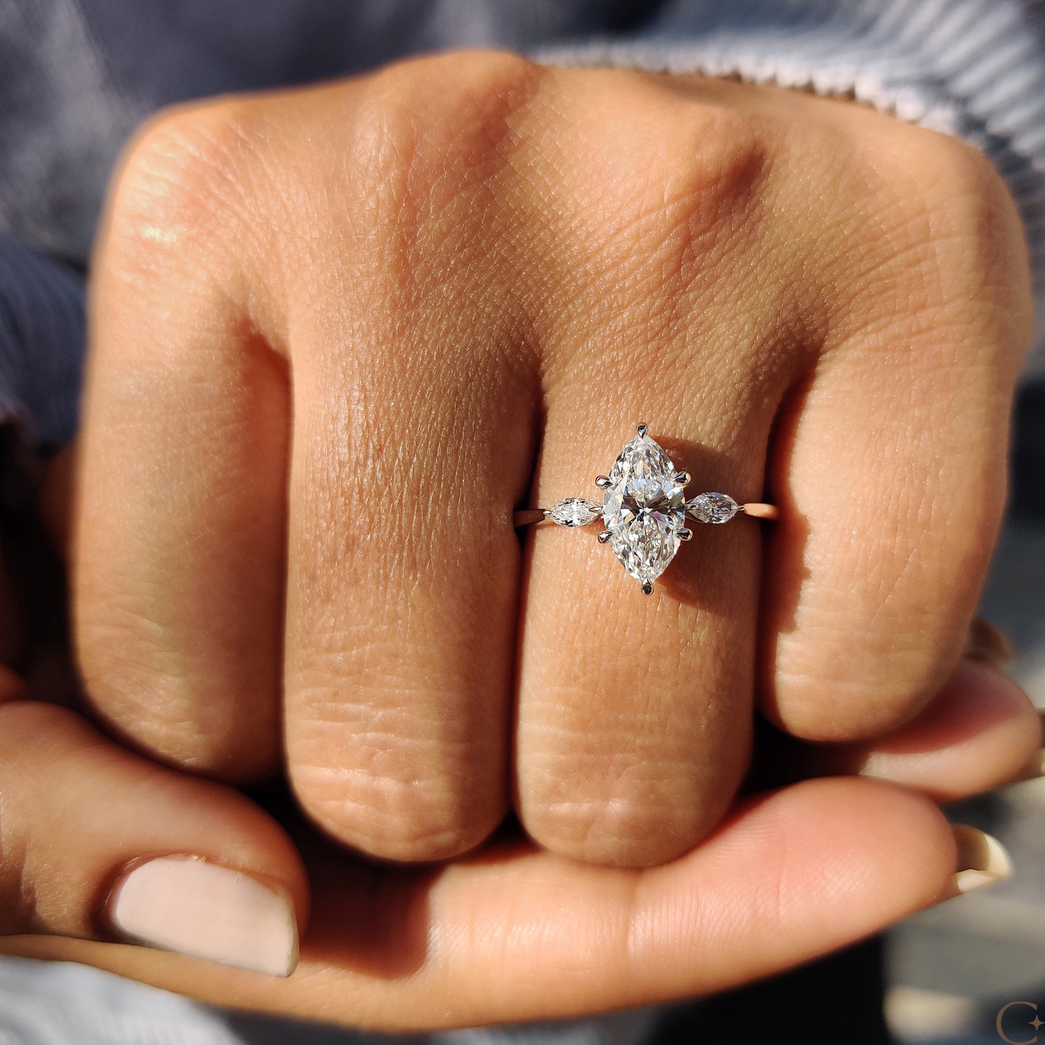 Buy engagement ring online with high-quality diamonds.