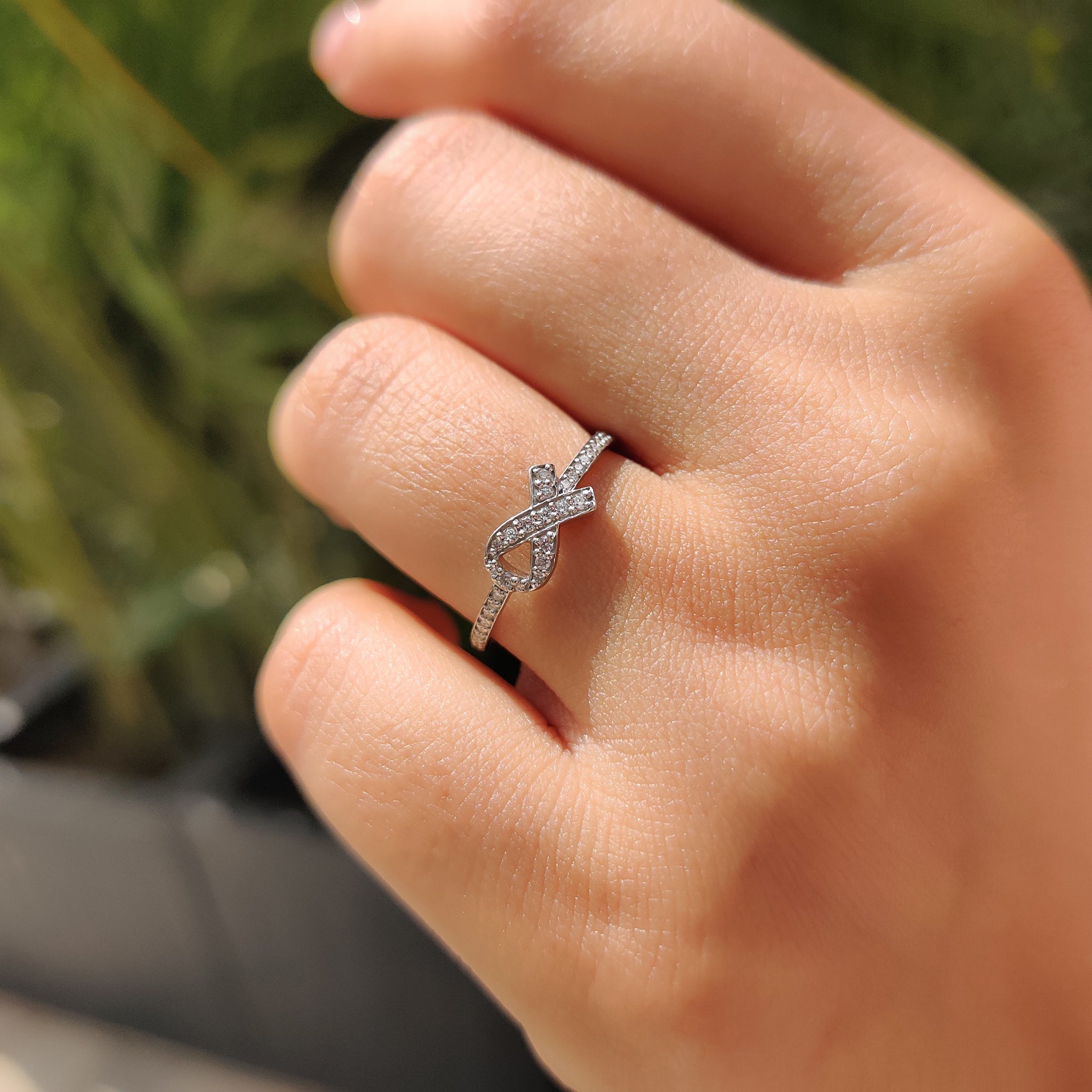 Carat Diamonds engagement ring for a refined look.