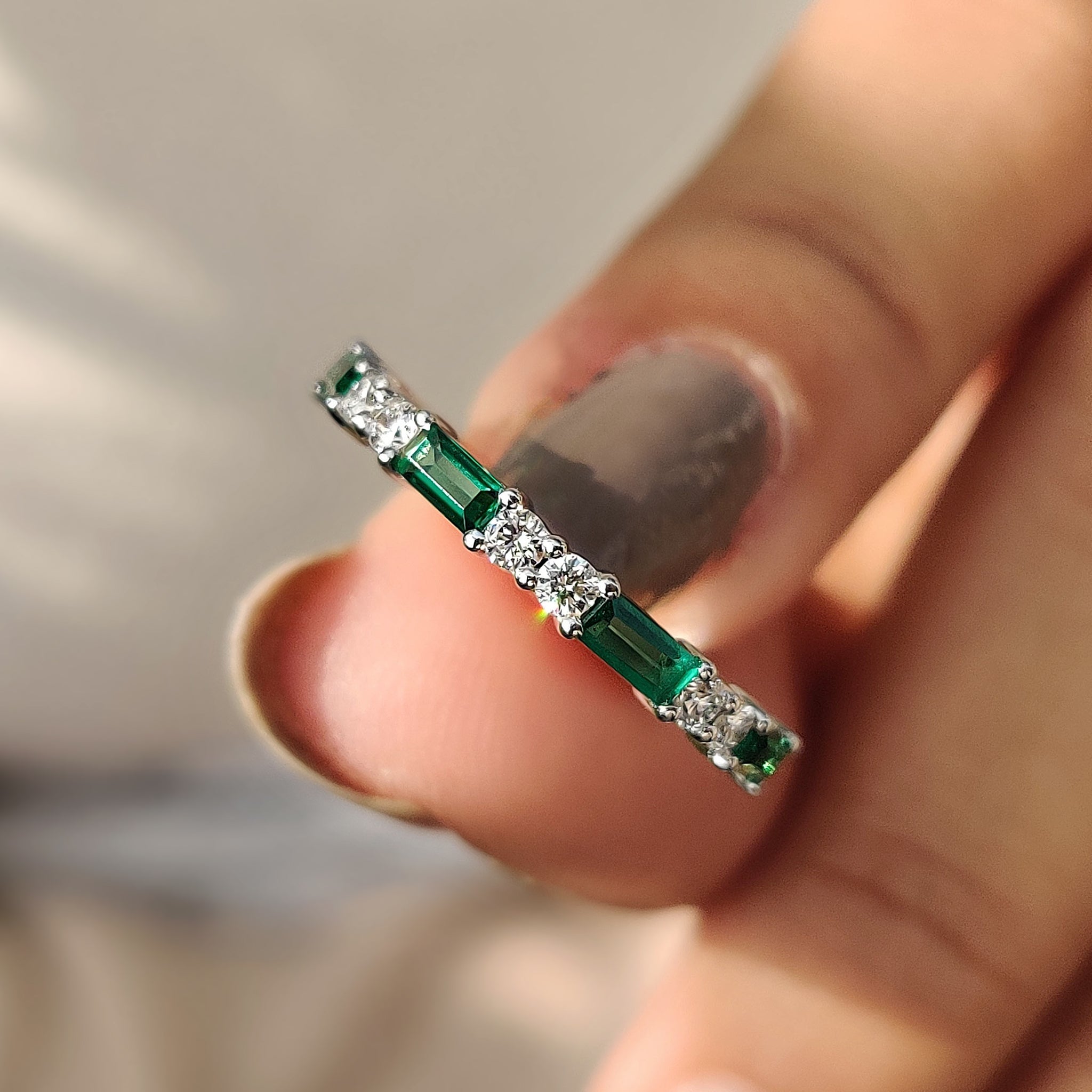 Simple wedding band offering understated elegance and a minimalist design.
